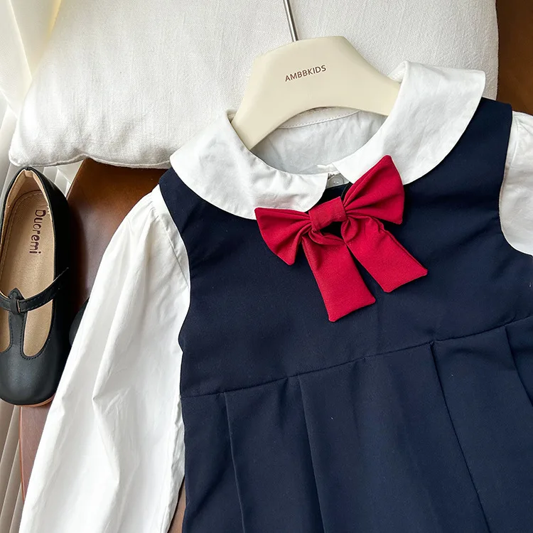 Preppy Bows for Baby Girls JK Uniform Decorative Bow Tie Accessories Trend