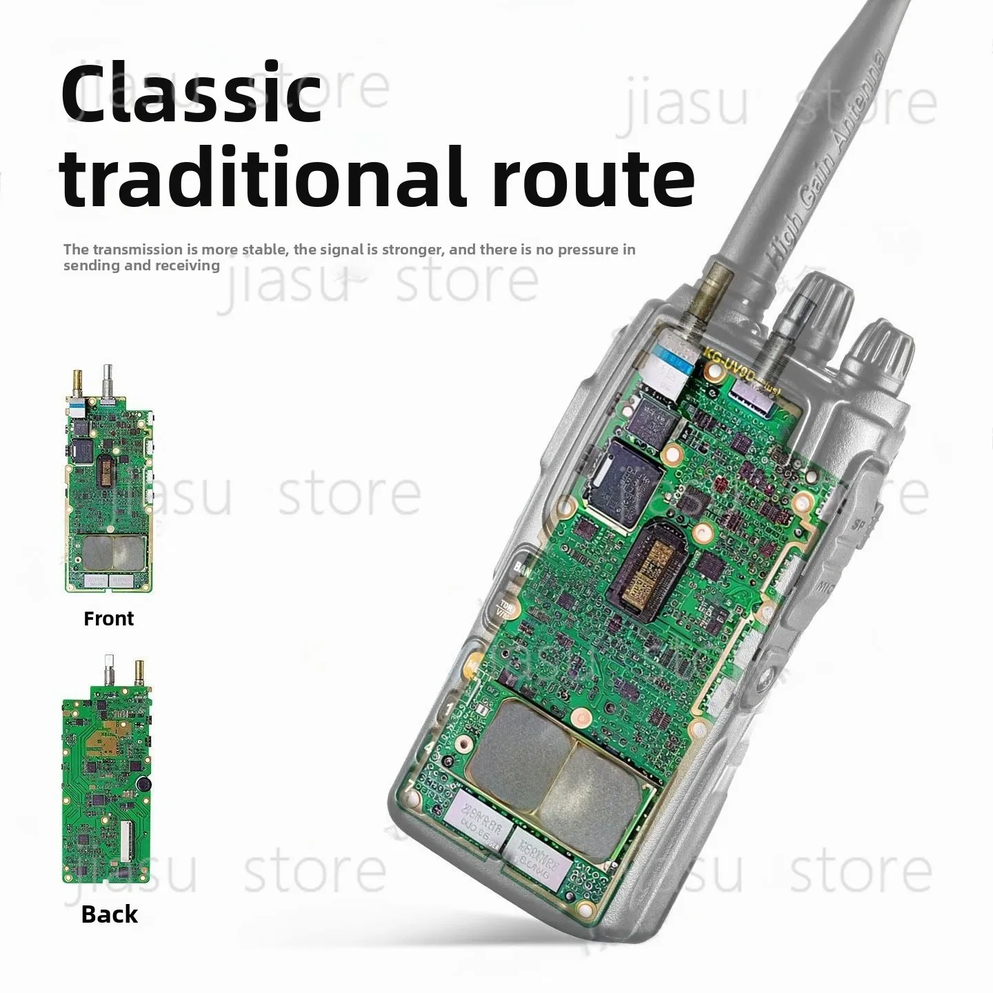 KG-UV9D Plus VHF UHF Two Way Radio 7 Bands Receive Air Band Cross Band Repeater Type-C Outdoor Handheld Transceiver - view 2