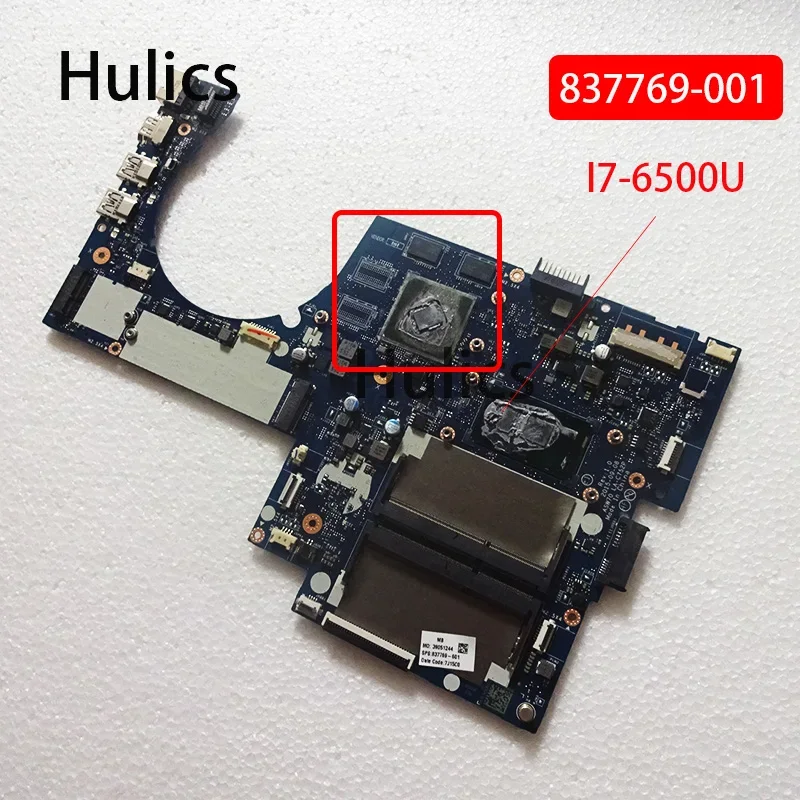 

Б/у материнская плата для ноутбука HP Envy M7-N серии M7, 837769-601, 837769-001, ASW70 LA-C752P с процессором 940M 2G / I7-6500U