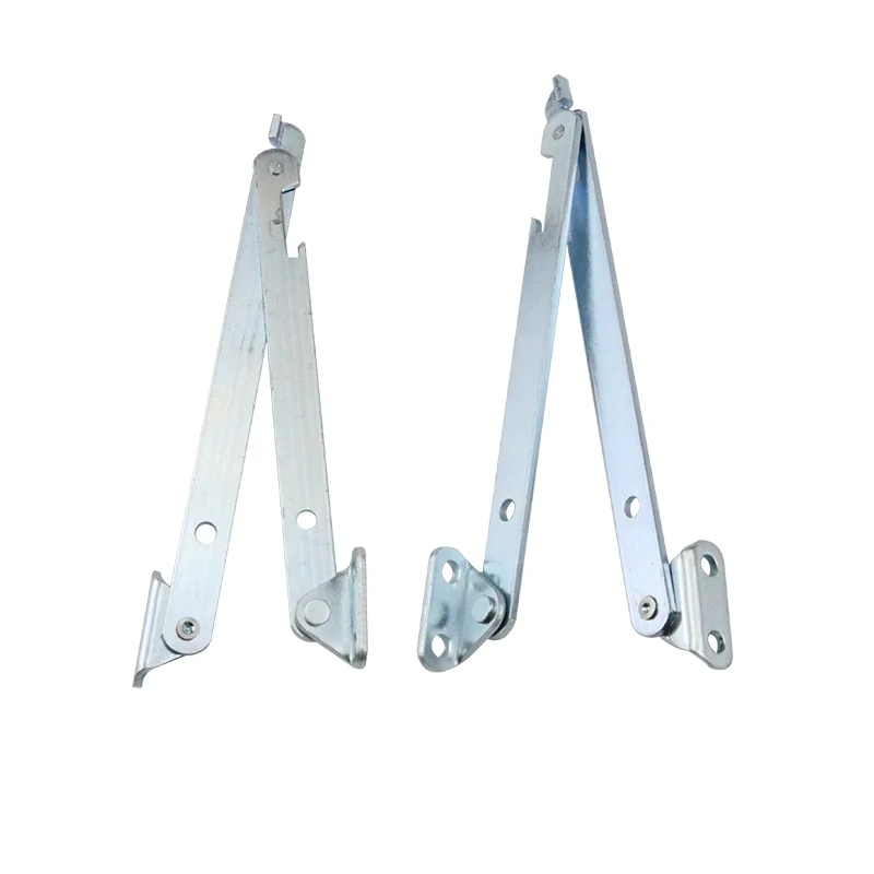 2pcs The Limit And Support Rod Of The Electric Control Cabinet Door Can Be Equipped With An Iron Hinge And Foldable Limit Device