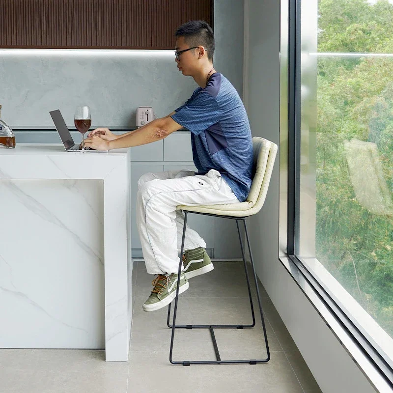 Krzesła barowe do kuchni designerskie Salon Tanie Nordyckie Biuro Zaawansowane Krzesło wysokie na zewnątrz Luksusowe Taborety Kuchenne Meble do salonu