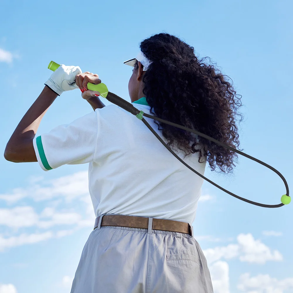 Golf Swing Trainer Golf Practice Training Rope Elastic Golf Postural Correction Rope Corrective Action Swing Training Aids 