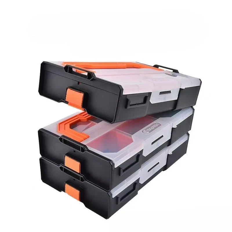部品収納ボックス-組み合わせ可能-小型ボックス-プラスチック製-多機能仕分けアクセサリー-ネジ工具箱