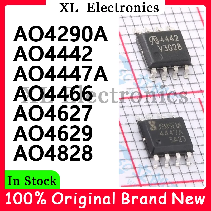 Lote de 5 piezas AO4290A AO4442 AO4447A AO4466 AO4627 AO4629 AO4828 AO4830 AO4850 Nuevo Original