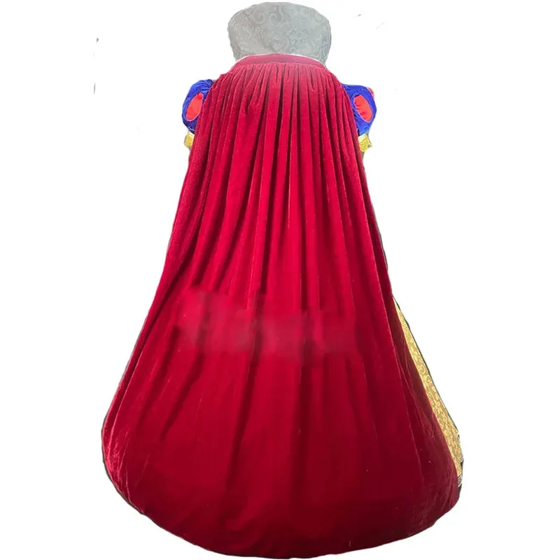 SS13Top جودة أميرة الثلج تأثيري حلي عباءة ل فستان الهالوين الكبار النساء مخصص