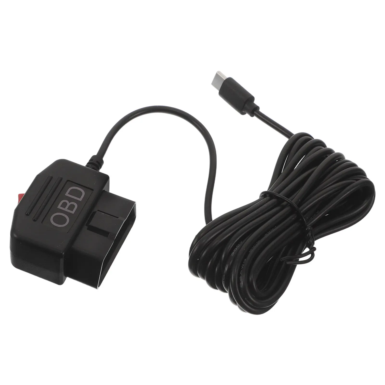 Dash Cam Obd Power Cable Type C with Low Voltage Protection Parking Mode Power Cord Car Dvr Hardwire Car Camera Dash Cam Wire