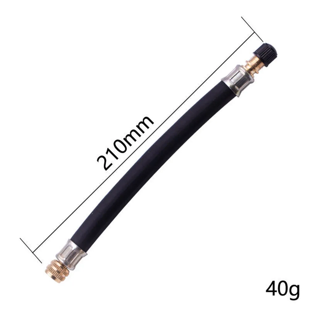 210mm Car Tire Air Inflator Hose Inflatable Pump Extension Tube Copper 7mm Thread-Twist Tyre Repair Tool