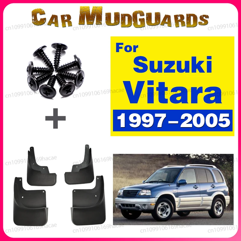 

Защитные брызговики (фартуки) для Suzuki Vitara 1997-2005 годов, автомобильные аксессуары