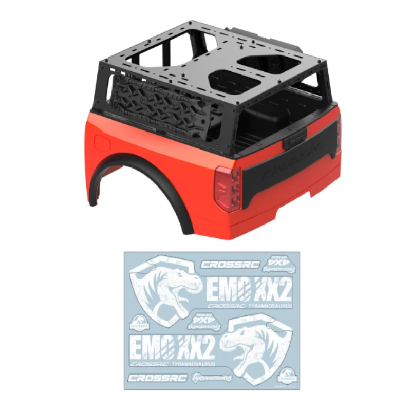 CROSSRC Tyrannosaurus EMO XX2 Pełna Pomarańczowa Tylna Obudowa CS-97401654