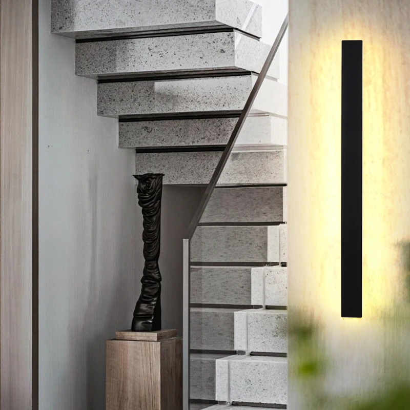 Minimalist LED strip wall lamp, living room background wall, hallway, staircase, bedroom, bedside, fashionable decorative lamp