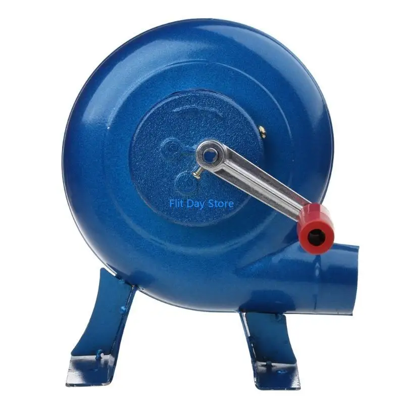 F92C Air Blower with Manual Handle Speed Control for Outdoor Barbecue Camping Hiking