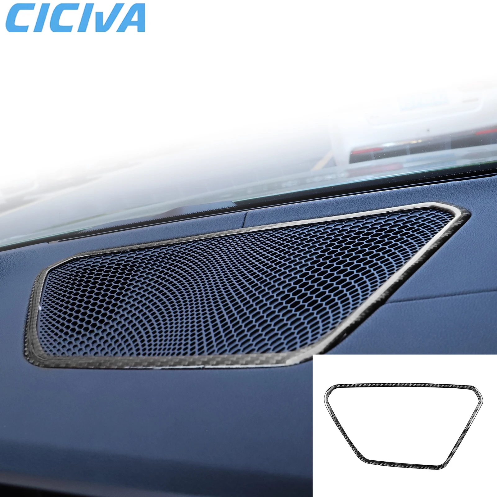 

For BMW 4 Series G22 G23 G26 2021-2024 Carbon Fiber Dashboard Air Outlet Air Vent Frame Car Accessories Interior Cover Stickers