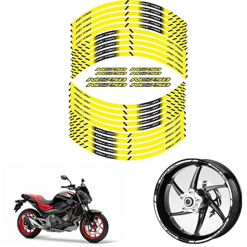 FOR HONDA NC750 NC750S NC750N NC750X Moto Parts Contour Wheel Decoration Decal Sticker - C