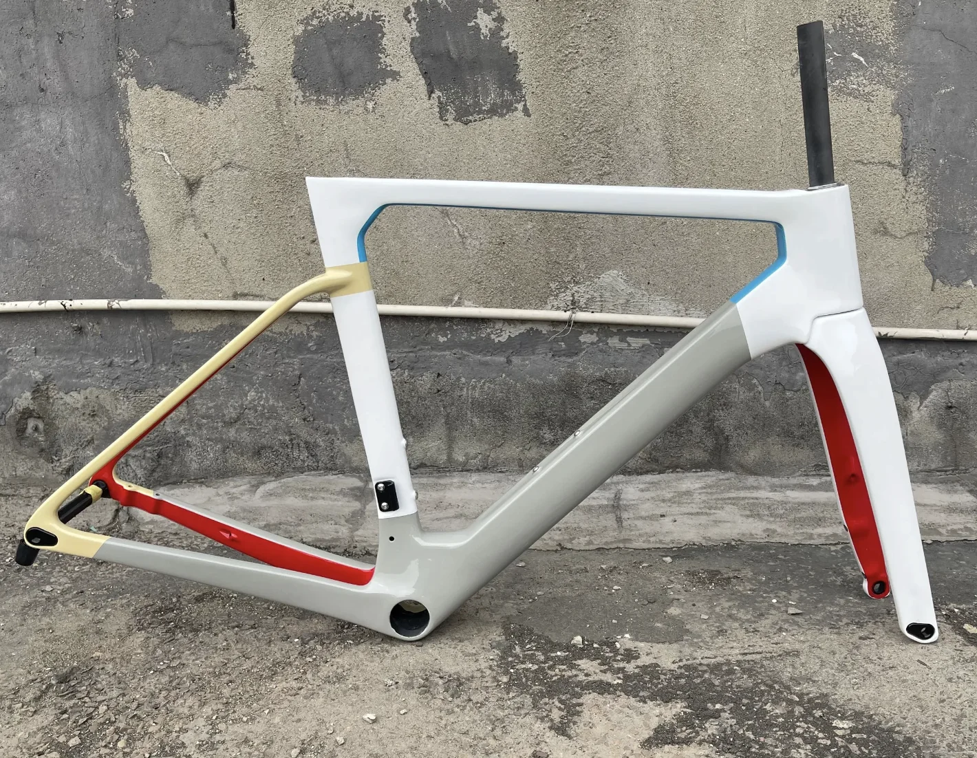 New Model T47 Carbon OSTRO Frameset Carbon Bike Road Frame with Fork+Seatpost+Clamp+Headset+Handlebar Disc Brake Frame