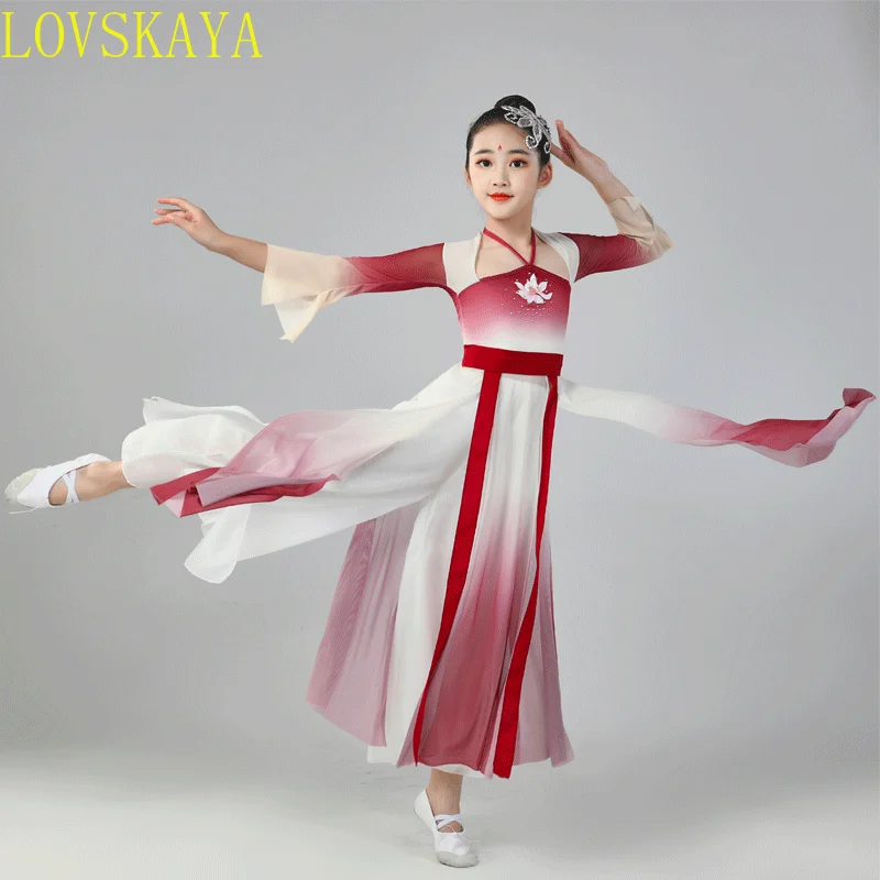 Oude Chinese Kostuum Meisje Traditionele Tang Dynastie Fee Jurk Hanfu Outfits Kids Han Dynastie Elegante Prestatie Kleding