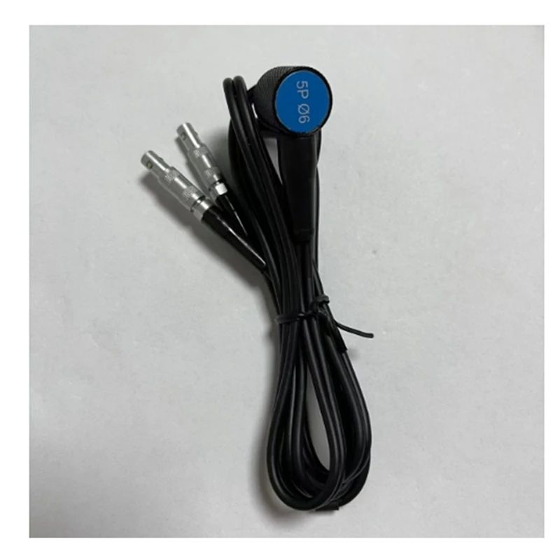 Ultrasonic Thickness Gauge Probe Cable Transducer Diameter 10Mm/5Mhz Probe Durable Easy To Use