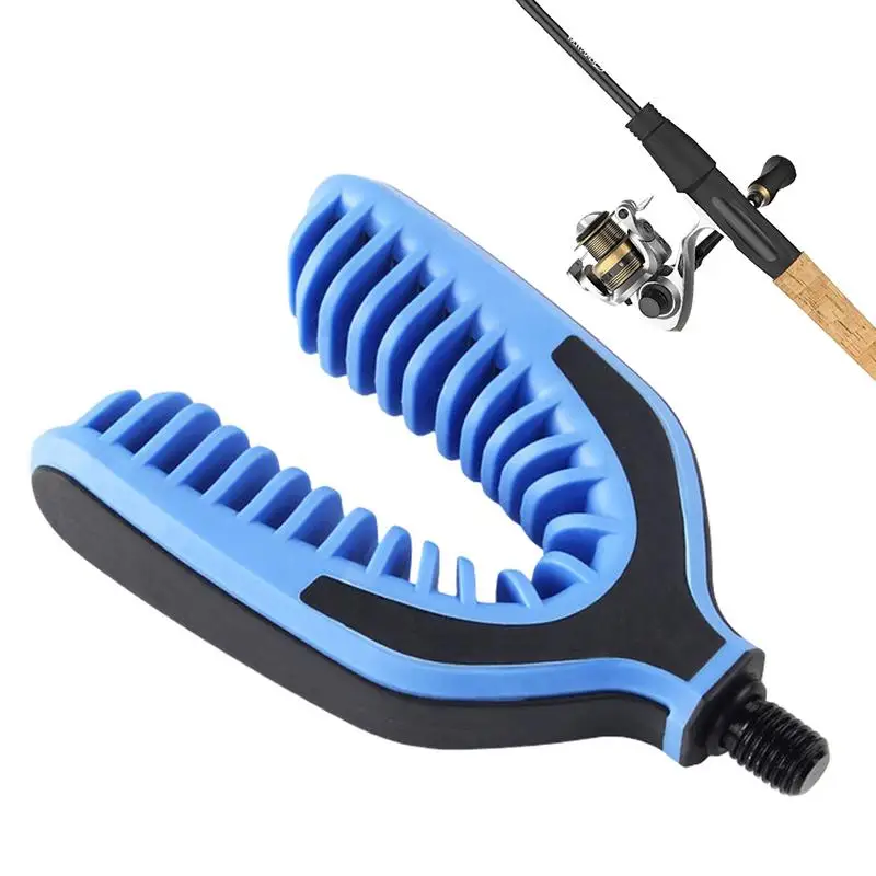 Carp Fishing Rod Holder Stable & User-Friendly Rod Rest Silicone Fishing Head Anglers For Family Friends Colleagues Fishing