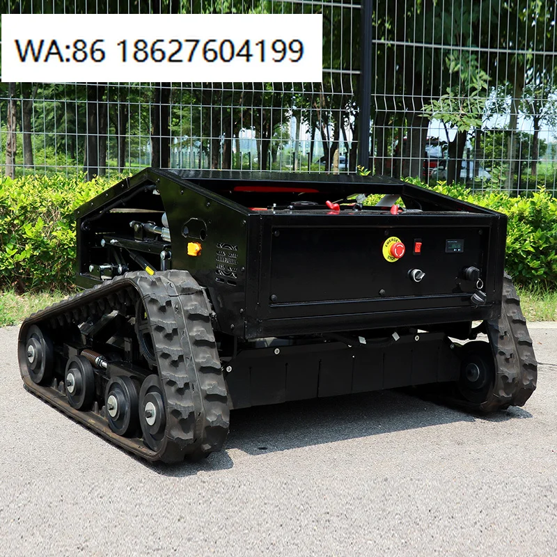 2024 Upgrade 23 Remote Control Lawn Mower Crawler Robot for Sale Fast Charging AI Smart