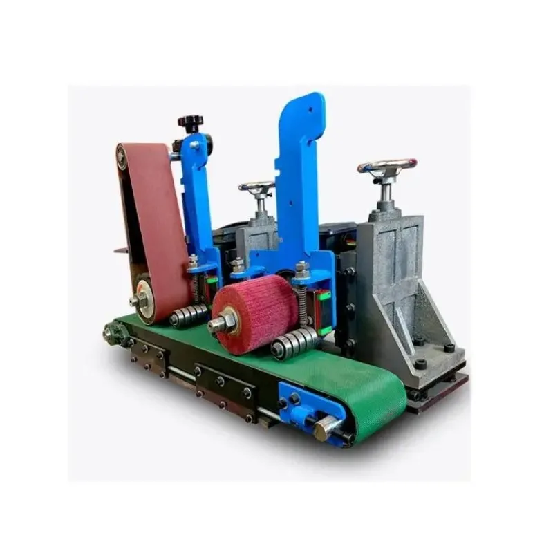 Bench Type Multi Function Stainless Steel Metal Flat Bar Polishing Machine Grinding Equipment