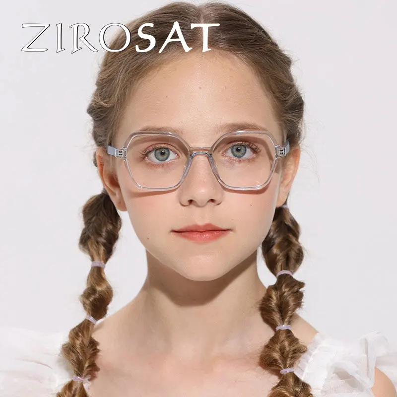 

ZIROSAT 5363, детская оправа для очков для мальчиков и девочек, детские очки, гибкая качественная защита, коррекция зрения