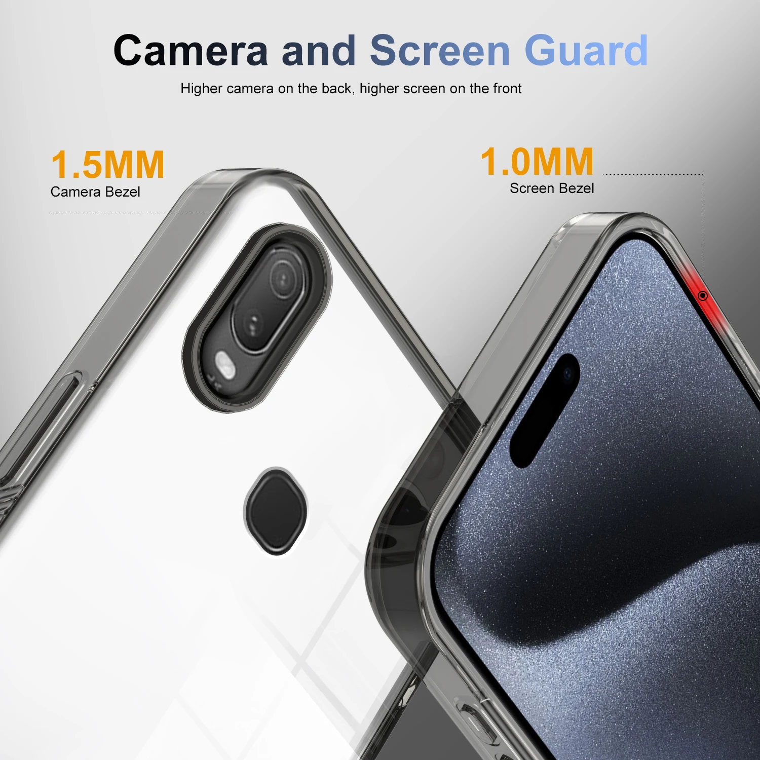 Clear Case for vivo Y11 (2019) Y17 Transparent Silicone Protection Armor Hard Phone Cover vivoY11Y17 (2019) 1906 V1901A Coque L1