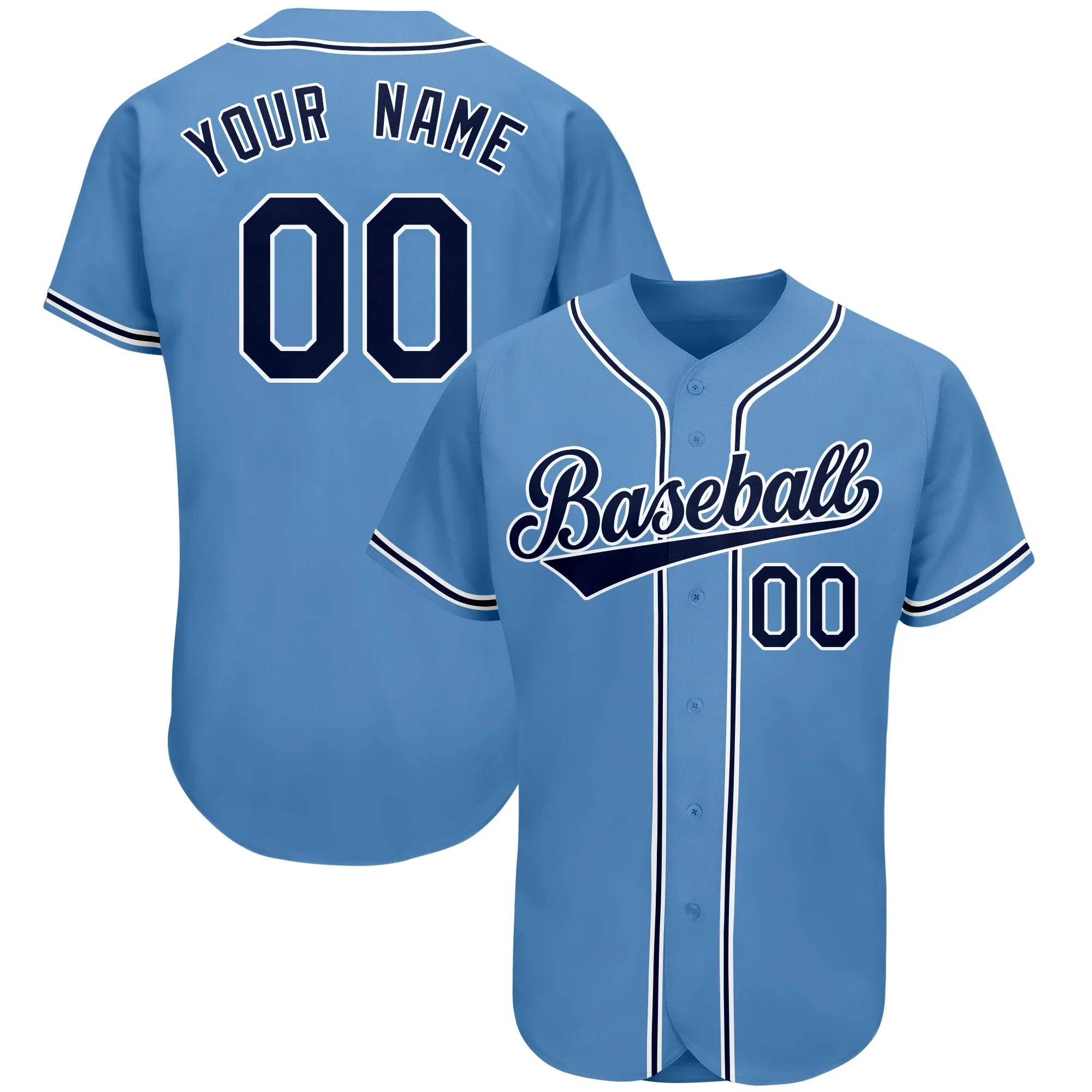 

Personalise Softball Shirt Custom Baseball Jersey Printing Team Name Number Baseball Shirt Men's/Children Outdoor Game Training