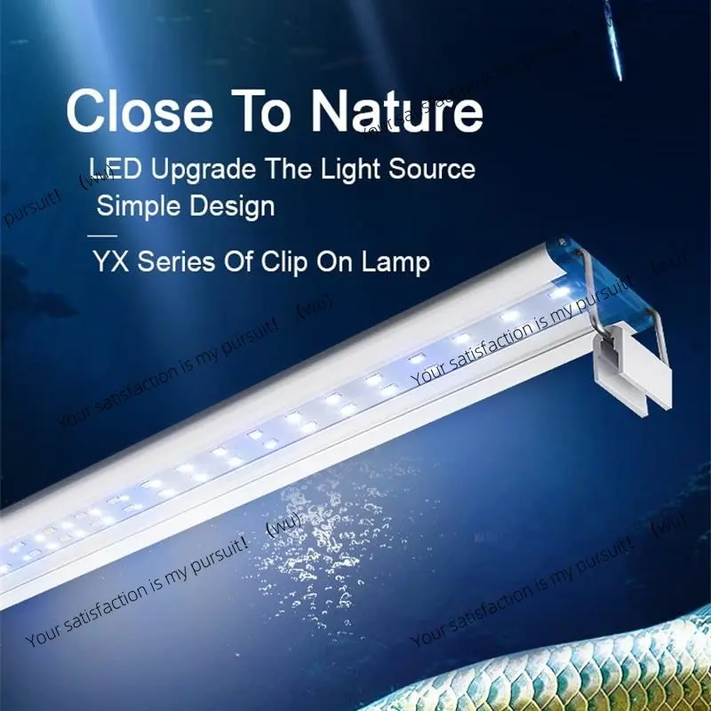 Extensible Waterproof Clip on Lamp For Fish Tank Super Slim LED Aquarium Lighting Aquatic Plant Light