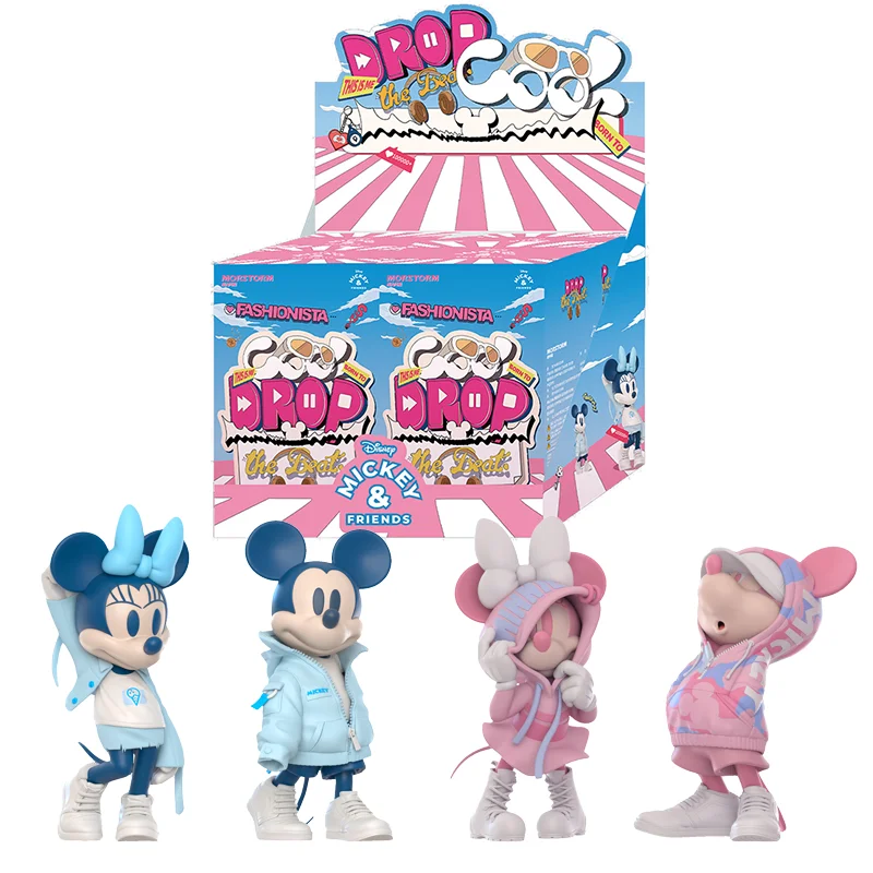 

New Disney Character Mickey 15cm Action Figure Blind Box Ornaments Model Cute Pink Minnie Doll Valentine'S Day Gift Kids Toys