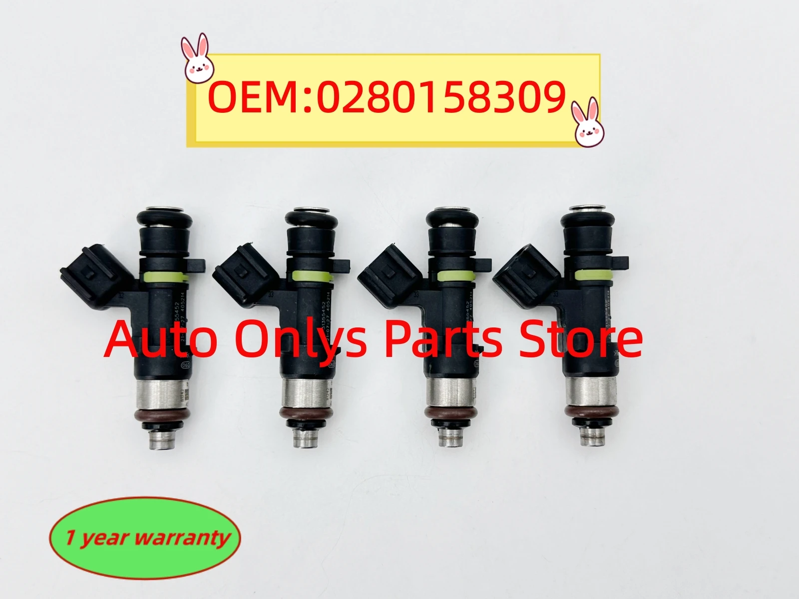 

4 шт./лот 0280158309 Высококачественная топливная форсунка для Volvo S80 V70 S60 XC60 V40 T5 31355452