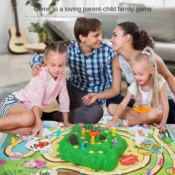 9 New Children's Double Multiplayer Board Game Race Rabbit Trap Puzzle Toys Parent-Child Interactive Strategy Game