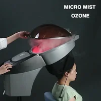 Grand micromiste professionnel ultrasons Micro brume Ozone Salon de coiffure vapeur avec support et cheveux SPA debout O3 cheveux vapeur 4