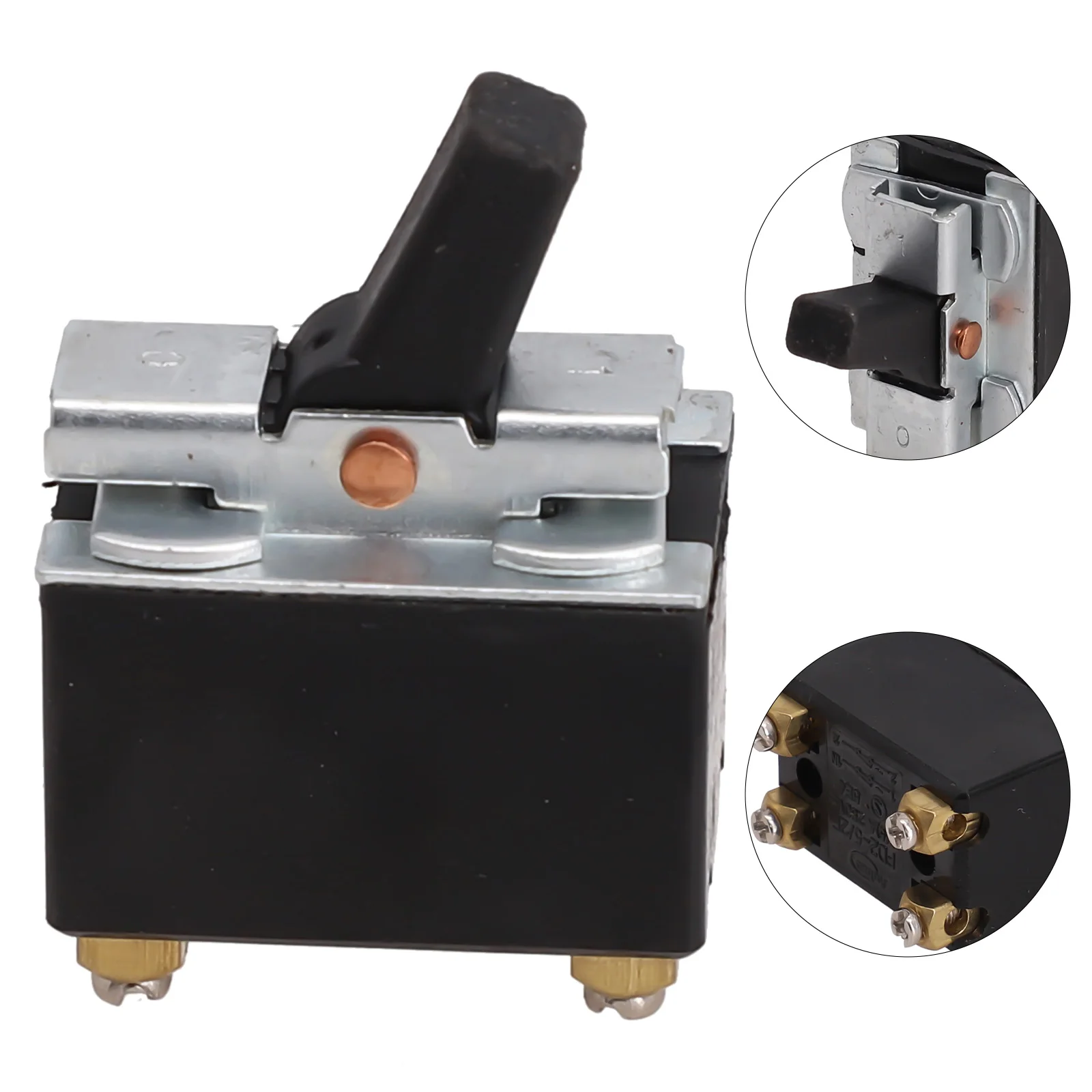 Power Tool Switch Angle Grinder Switch Cutting Machine Switch AC250V 5A Angle Grinder Switch Pushing The Button