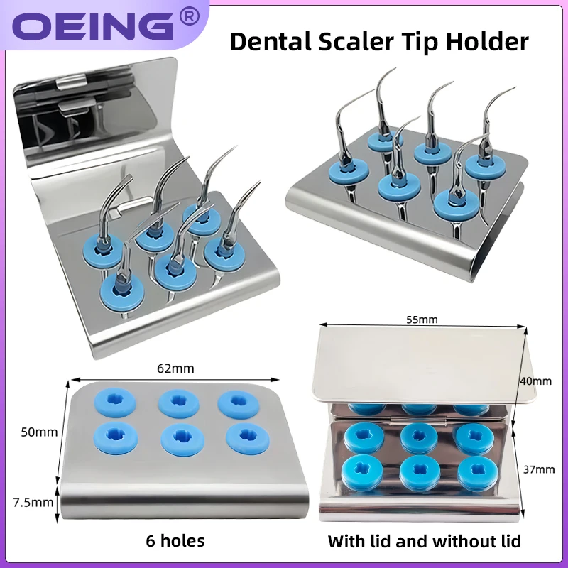 

1Pcs Dental Root Canal Broken Needle Removal Kit, Ultrasonic Scaler Handpiece, Bur Holder, Low-Speed Sterilization Tray