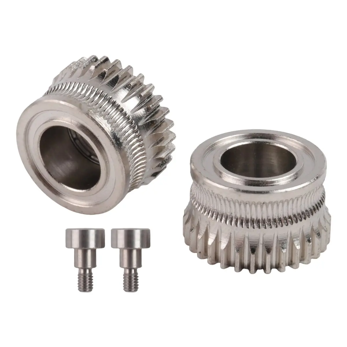 [EVENTS OFFER]2Pcs for K1 K1C K1 Max Extruder Accessories All Metal Filament Gear 3D Printer Accessories Two Gear Extrusion Kit