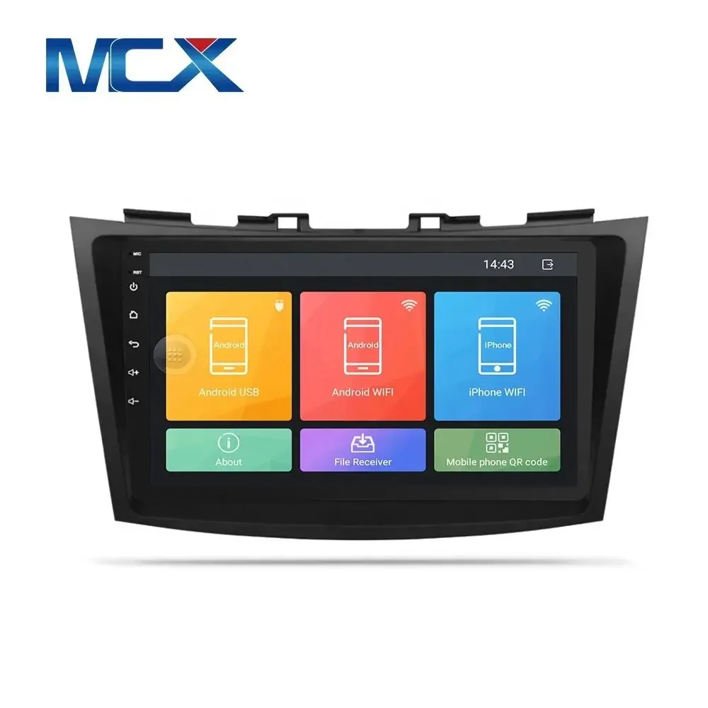 MCX نظام تحديد المواقع والملاحة أندرويد 10.0 راديو شاشة تعمل باللمس HD رئيس وحدة سيارة الصوت مشغل فيديو ل Changan Swift 2012