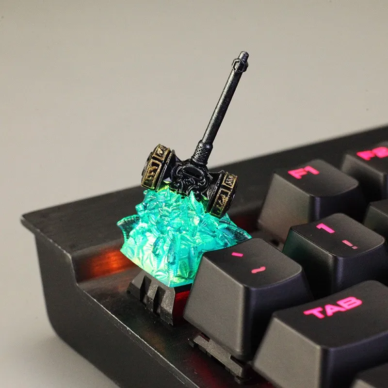 Soul Land Kyecaps Light Transmis Resin Hand-made Keycap Mechanical Keyboard Keycaps Personalized Customized Gifts