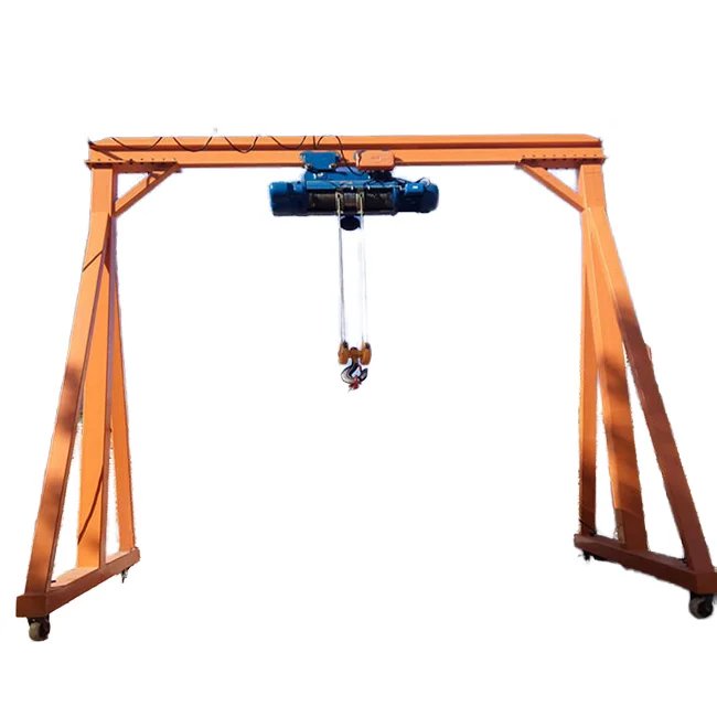 High Stability Construction Gantry Crane, Standard Bearing Gearbox & Long Service Power Component For Building Site Use