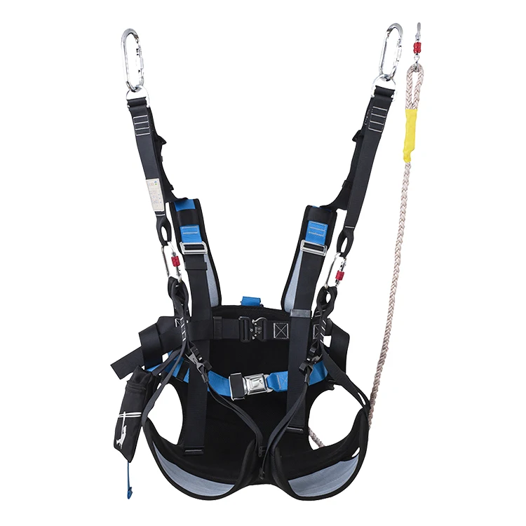 

High quality ziplining seat style harness