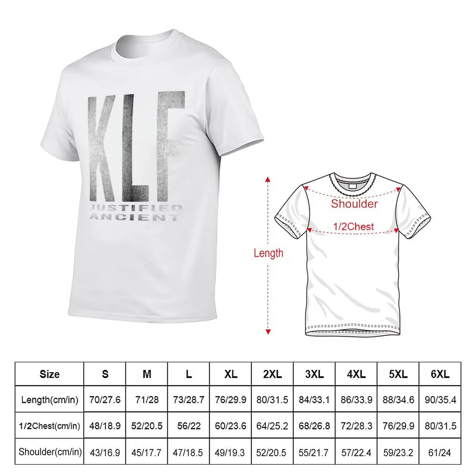 KLF Justified and Ancient T-Shirt Trendy Casual Short Sleeve Shirt