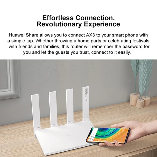 Imagen 2 del producto Enrutador AX3 WS7100 WS7200 WiFi 6 plus mesh wifi enrutador inalámbrico 3000Mbps 2,4 GHz 5GHz extensor wifi