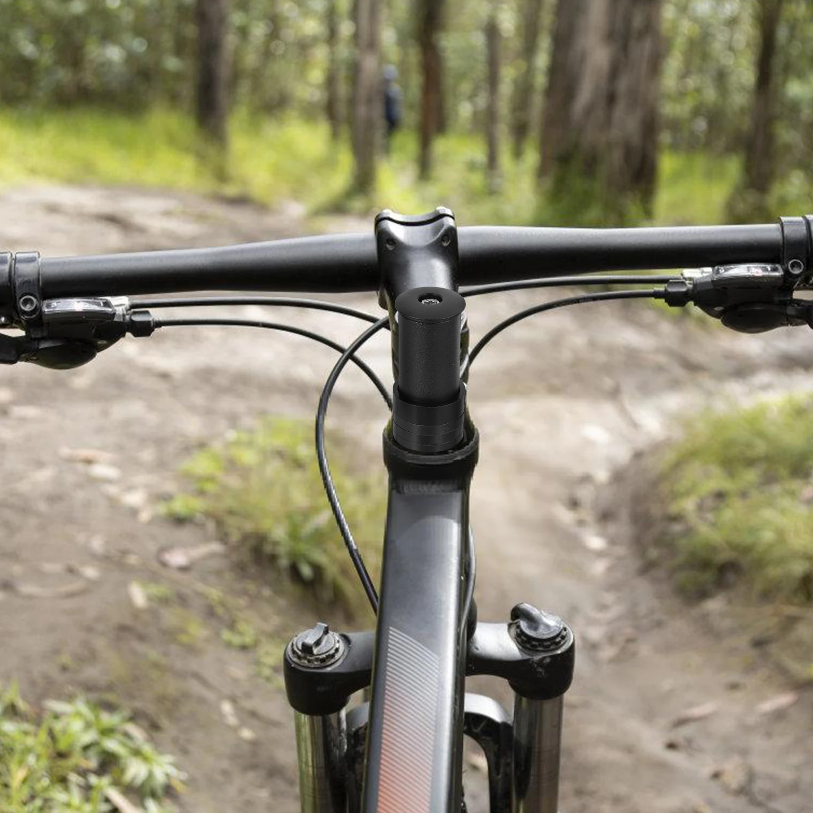 

Front Fork Stem Extender Handlebar Lift Compatible Most Bikes 27mm Height Adjustable Aluminum Riser Bike Accessories