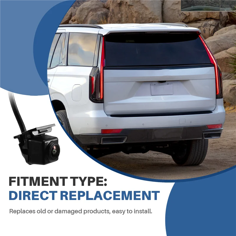 

Classy-84149636 Rear Visibility Camera For Cadillac Escalade, Suburban, Tahoe, GMC Yukon 2017-2020