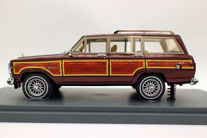 Resin Car Models 1/43 Scale Jeeep Grand Wagoneer For Collection gift