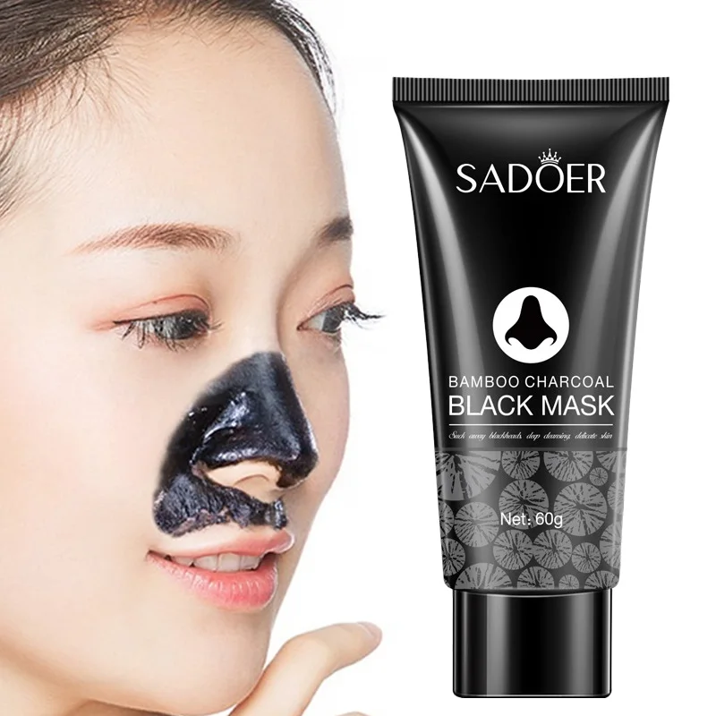 

Bamboo Charcoal Blackhead Remover Mask Deep Cleansing Peel Off Oil Control Deep Purifying Exfoliating Shrink Pores Black Mask