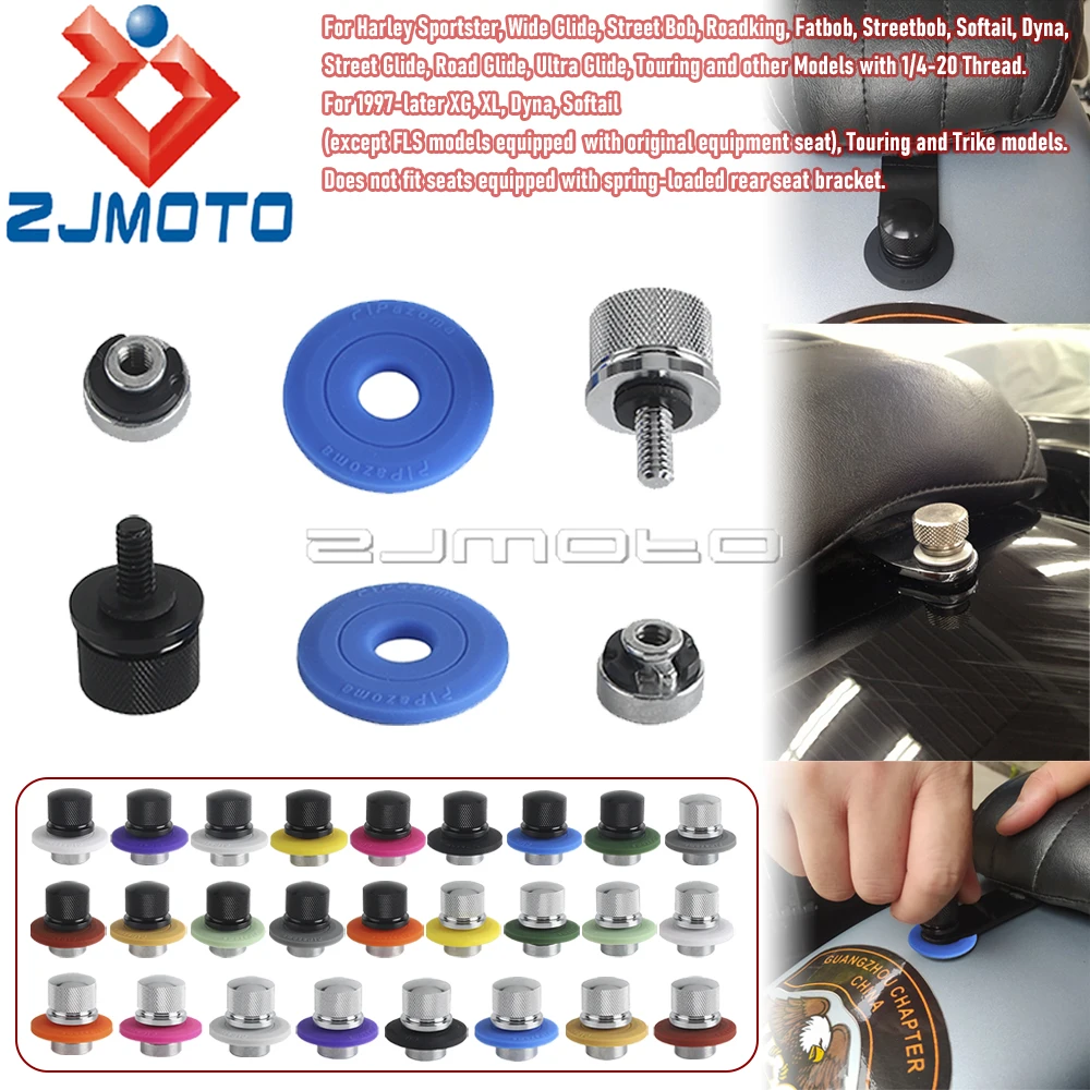 Rear Fender Seat Bolt Screw Nut Mount Kits For Harley Softail Street Bob Dyna Ultra Road Glide Sportster Touring Roadking Trike