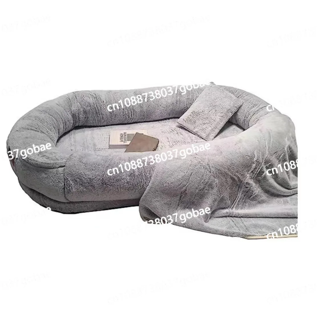 

Pet Bed Plush Human Kennel Removable and Washable Winter Warm Large Sponge Cushion Kennel Sleeping Mat Sofa Bed