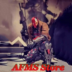 1/12 Men Soldier Jacket Cyberpunk Style Long Sleeve Stand Neck Zipper Coat Accessory For Diy 6