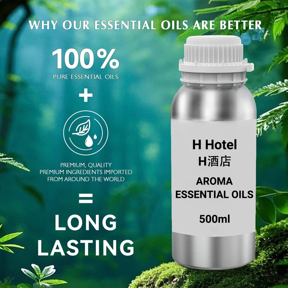 500ml Essential Oil Hotel Pure Plant Air Freshener Aroma Essential Oil Home Long-Lasting Fragrance for Diffusers