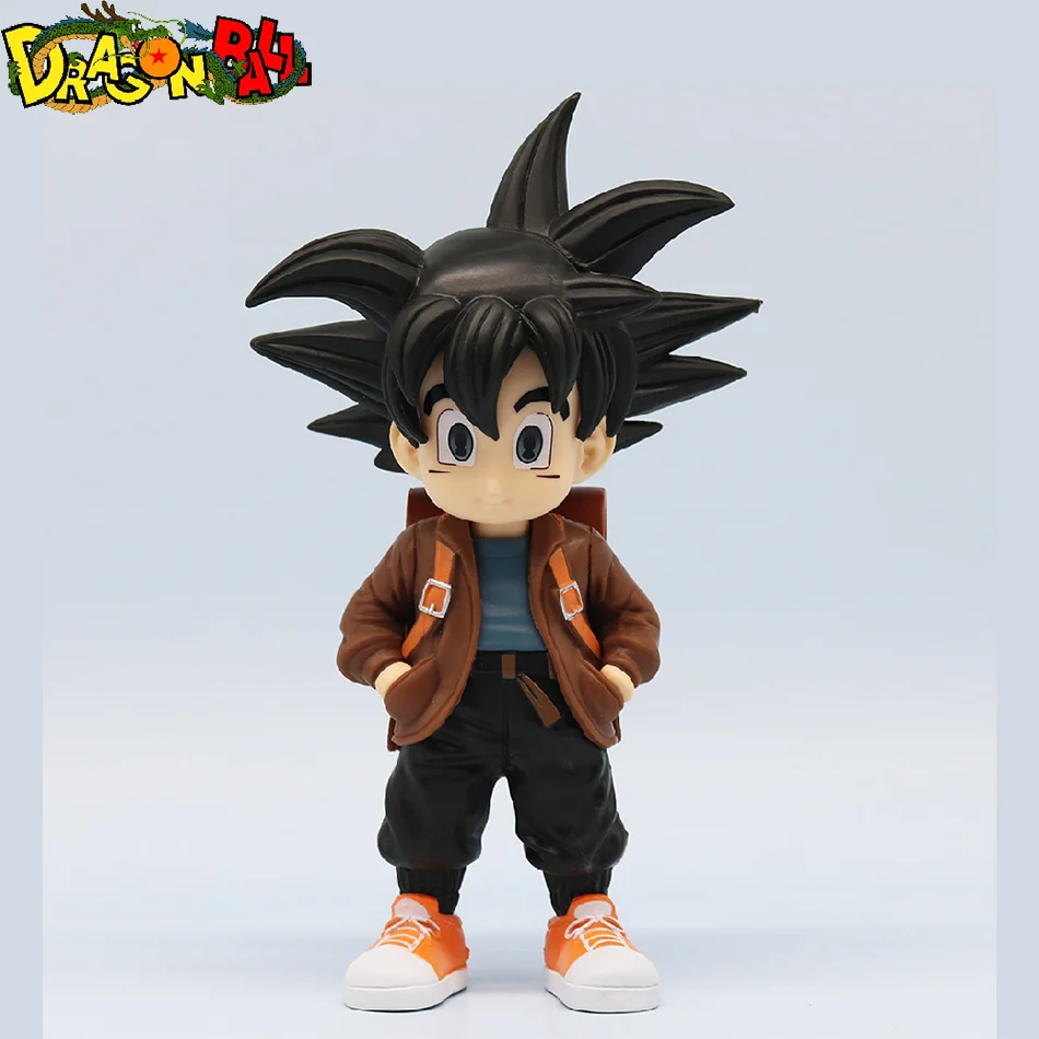 Anime zeno figura dragon ball super estatueta modo bonito figura estátua dbz modelo pvc brinquedos colecionáveis ornamento presentes brinquedos