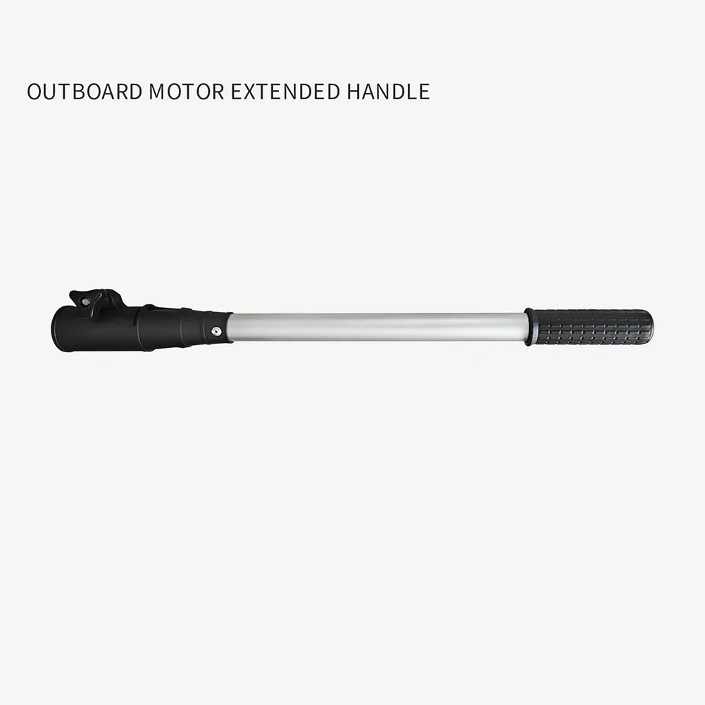 Boat Engine Throttle Control Lever 61.6CM Aluminum Alloy Extended Handle Fits 3.7-4.5cm Mounting Port For 30HP Outboard Motor